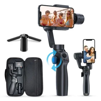 Smart paveiktā 3 Ass Gimbal Rokas Turētājs Selfie Stick Sejas Atpazīšanas Mobilo Telefonu, Rokas Stabilizators) Anti-shake Gimbal