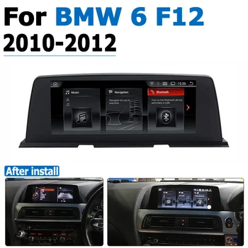 Android 8.0 LĪDZ Auto GPS DVD Multimedia Player BMW 6 Series F12 2010~2012 CIC Oriģinālu Stilu Touch Screen Google Sistēmā