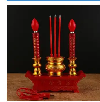 amatu Mājas ronghua elektriskā vīraks degļu sveču gaismas spuldzes Budas lampas vīraks ievietota elektroniskās candl rūpnīcas outle