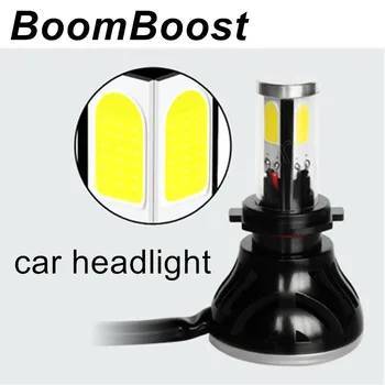 BoomBoost viens pāris Auto Lukturu Spuldze, COB LED 40W 4000LM Lukturis, 12v 24v miglas lukturi 5202 H16 9006 HB4, H7 H8 H9 H10 H11 9005 HB3