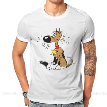 Lucky Luke Karikatūra Rataplan T Krekls Vintage Grafiskais Vasaras Mīksti Kokvilnas Vīriešu Apģērbu Harajuku Crewneck TShirt