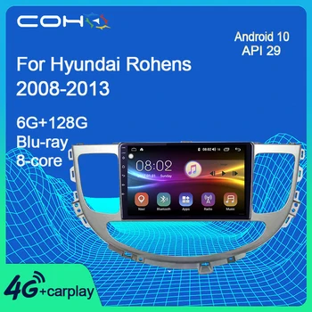 Par Hyundai Rohens Genesis 2008. - 2013. Gadam Multimediju Atskaņotājs, GPS Navigācijas Auto Audio Radio IPS AutoRadio Android 10 6+128G