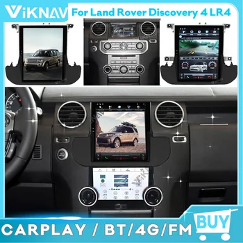 10.4 collu Android Ekrāna Automašīnas Radio Land Rover Discovery 4 LR4 2009-2016 GPS Navigācijas AC gaisa kondicionēšanas valdes Carplay