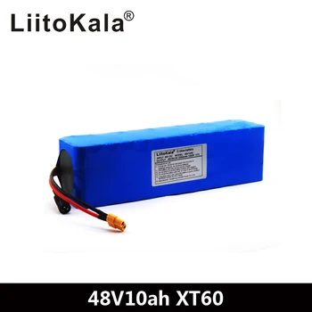 LiitoKala 48V 10ah 13s3p lieljaudas 18650 Akumulatora Elektriskā Transportlīdzekļa Elektriskais Motocikls DIY Akumulatora BMS Aizsardzības XT60 Plug