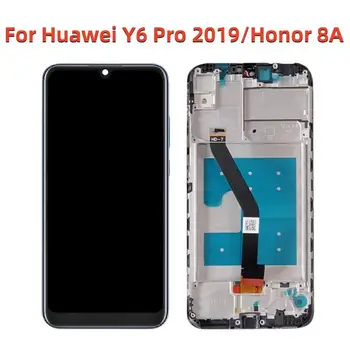 Sākotnējā Godu 8.A LCD Huawei Y6 Pro 2019 Displejs Ar Rāmi 6.09