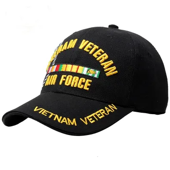ASV Militārās Klp Īpašo Spēku Armijas Ventilators Taktiskās Cepure Vīriešiem, klasiskais melns (Classic Black Āra Sunhat Izšūti naģene
