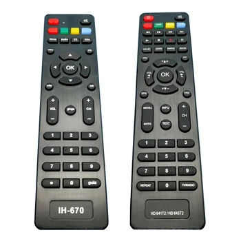Jaunā Tālvadības pults Piemērots IH-670 MEGASAT HD641T2 HD645T2 Satelītu Set Top Box Kontrolieris