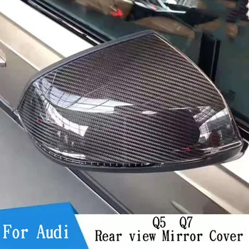 Audi Q5 Q7 2020-2021 4M Nekustamā Oglekļa Šķiedras Atpakaļskata Spogulis Anti-scratch seguma Piederumi（Rezerves daļām, kas）
