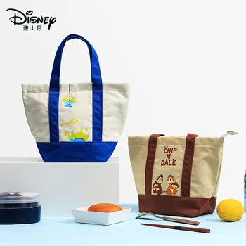 Disney patiesu liela jauda, pusdienas maisā karikatūra modes gudrs pusdienas kaste soma biroja darbinieks portatīvo tote maisā noliktavā
