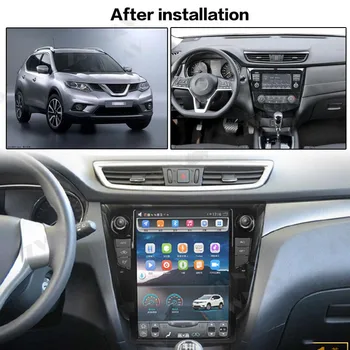 Vertikāla Ekrāna Tesla Stila Android9 Auto GPS Navigācijas Nissan X-TRAIL/Qashqai/RougStereo 2013+ Galvas Vienības Multimediju Atskaņotājs