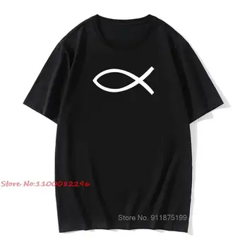 Ir 2021. Vasaras Jauna T Krekls Zīmolu Vīriešu Lakrosa Vīriešu un Zēnu T-Krekls ar Īsām piedurknēm Topi Kristiešu JĒZUS zivju Retro kokvilnas Vīriešu t