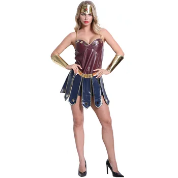 Gladiators Cosplay Tērpi Halloween Masku Naktsklubs Puse Varonis Tērpus Sievietēm