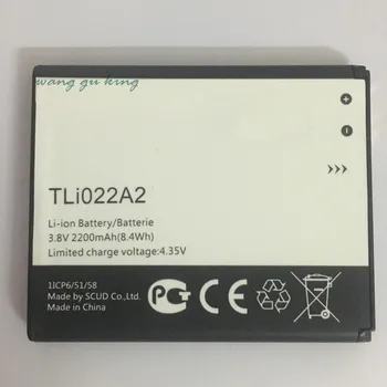 3.8 V New Augstas Kvalitātes TLi022A2 2200mAh Baterija Alcatel rezerves akumulatoru