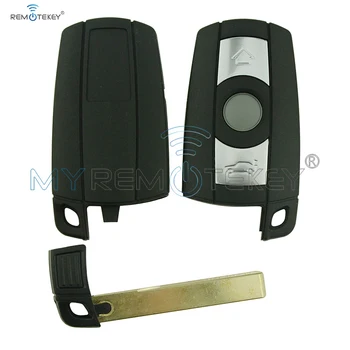 Remtekey smart key gadījumā čaulu, 3 pogu, par bmw auto atslēgu KR55WK49127 E36 E87 E90, E91 tālvadības atslēga