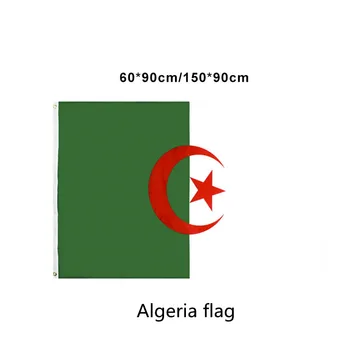 Alžīrija Karoga 60X90/90x150cm Augstas Kvalitātes Poliestera Āra Karājas Mājās Apdare Valsts Karogs Banner