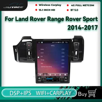 2 Din 15.1 collu Android 10.0 Auto Radio Land Rover Range Rover Sport L494 2014-2017 Auto GPS Navigācija Radio Multimediju Atskaņotājs