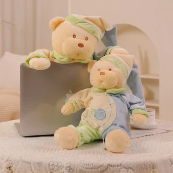 Kawaii Plīša Dzīvnieki Cosplay Teddy Bear Rotaļlietas Super Mīkstu Pildījumu Lācis Lelles Bērnu Meita Nomierinātu Miega Peluche Jauka Dāvana