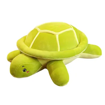 Jūras dzīvnieku bruņurupucis bērnu plīša rotaļlieta, zaļš lelle bērniem pildījumu rotaļlieta dzimšanas dienas dāvana