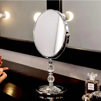 Rokas Aplauzums Spogulis Tualetes Galdiņš Mini Pastāvīgā Frizieru Naktsskapītis Salons Dizains Elastīgu Spogulis Kārta Espejo Boho Dekori