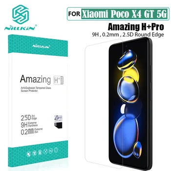 Nillkin Par Xiaomi Poco X4 GT 5G Rūdīts Stikls H+PRO Anti-Sprādziena 2.5 D Tālruņa Uzlīme Ekrāna Aizsargs, Filmas Poco X4GT 5G