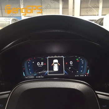 Ciparu Paneli, Paneļa Toyota RAV4 2017-2020 Virtuālo Instrumentu Kopu Kabīnes LCD Spidometrs Multivides Headunit GPS