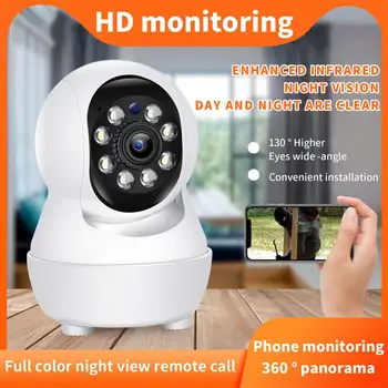 1080P HD Kameru, Pilna Krāsu Nakts Redzamības Kamera divvirzienu Drošības IP Kameras Kustības detektors Bezvadu Tīkla Novērošanas Kamera