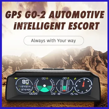 X90 HUD Auto GPS/OBD Sistēma Digitālā Spidometra PMH KMH Slīpuma Mērītāju Inclinomete Auto Kompass ātruma pārsniegšanu Signalizācijas Auto Piederumi