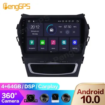 360 Fotokameras Hyundai IX45/Santa Fe 2014-2018 Radio DVD Atskaņotājs Android Multimediju GPS Navigācijas Auto Stereo Touchscreen 4+64G