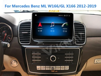 9inch Android 10 auto radio Auto Radio, GPS Navigācijas Mercedes Benz ML W166/GL X166 2012-2019 DVD Multimediju Atskaņotājs