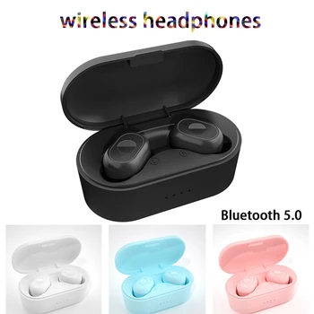 Bluetooth austiņas TWS sporta āra bezvadu austiņas 5.0 mini austiņas ar uzlādes noliktavā bezvadu austiņas earbuds