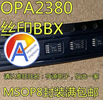 10pcs 100% oriģinālā jaunu OPA2380AIDGKR OPA2380 Sietspiedes BBX MSOP8 ātrgaitas Transimpedance Pastiprinātājs
