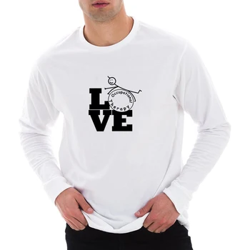 TARCHIA Zīmola Mīlestību Eur Izmērs Bezmaksas Piegāde Long Sleeve Tee Drukāt Vīriešu T-Krekls 100% Kokvilnas Lielgabarīta 2022 Plus Homme