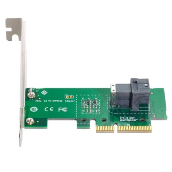 Cablecc Adapteris SFF-8639 NVME PCIe SSD PCI-E 4X U. 2 U2 Komplekts Mainboard SSD 750