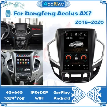 Android Auto Multimediju Radio, GPS Navigācija, Video Atskaņotājs Dongfeng Aeolus AX7 2015-2020 Vertikāla Ekrāna Stereo Galvas Vienības