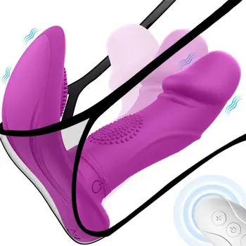 Valkājamas Vibrators Seksa Mašīna Biksītes Bezvadu Tālvadības 3 Trīcošās 7 Vibrācijas G Spot Stimulators Dildo Seksa Rotaļlietas Dildo Sievietēm