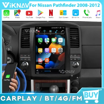 12.3 collu Android Automašīnas Radio, GPS Navigācijas Nissan Pathfinder 2008. - 2012. gadam ar ekrāna Auto Audio Stereo Galvas multimediju atskaņotājs