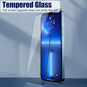 4gab Pilnībā Segtu Rūdīta Stikla, Uz iPhone 11 12 13 Pro Max Screen Protector For iPhone 6 7 8 Plus X XR XS MAX SE 20 Stikls