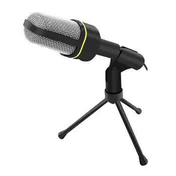 SF-920 Profesionālās Vienvirziena Skaņas Mikrofons ar Statīvu Turētājs PC Klēpjdators Atbalsta Dziedot un Tērzējot