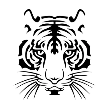 Radošuma Tiger Dzīvnieku Ūdensizturīgs Auto Uzlīme Pvc Portatīvie Kravas Automašīnu, Motociklu, Automašīnu Dekorēšana Decal Pielāgojamu