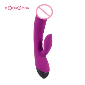 Violeta Sievietes G-spot Stimulators Izslēgtu USB Lādējamu G Spot Vibratori Sievietēm Dubulta Vibrācijas Vibrators Seksa Rotaļlietas, Lai Sieviete