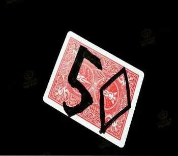 1gb Numberground 3 Līdz 5 Kartes Magic Burvis Veidojums Close Up Burvju Triki Karte Profesionālā Burvis Mainīt Zīmētu Karti