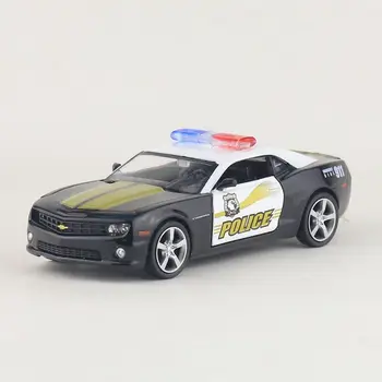1:36 Chevrolet Camaro Augstas Simulācijas Izsmalcinātu Die-cast Rotaļu automobiļi Auto Stils Policijas Auto Sakausējuma Auto Modelis F273