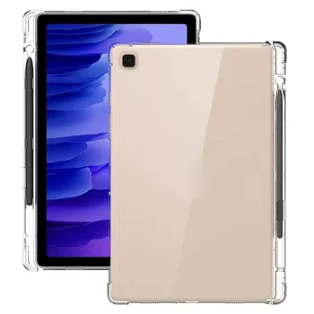 Tablet Case For Samsung Galaxy Tab S6 Lite 10.4 2020 2022 SM-P610/P615 SM-P613/P619 Zīmuļu Turētājs, Caurspīdīgs Silikona Vāciņu