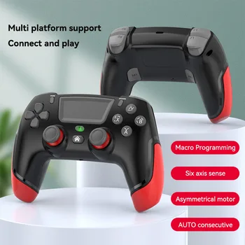 PS4 Bezvadu Bluetooth Spēle Rokturis, Vibrējoši Sešu Ass Makro Atpakaļ Atslēgu, kas Atbalsta DATORU, Ieslēdziet, Android Un IOS13/14/15 Mac Os