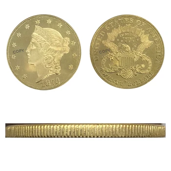 1849 Amerikas savienotās Valstis 20 Dolāru zelta monēta Misiņa Kolekciju, Kopēt Monētas
