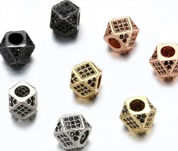 0.7*0.7 cm Cube distances mikro bruģēt cz kristāla zircon kubiskā cirkonija krelles, metāla aproce DIY pieņemšanas sudraba zelta pārklājumu ryfh3
