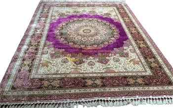 Persiešu dizains, roku mezgls dzīvojamā istaba turku zīda paklājs