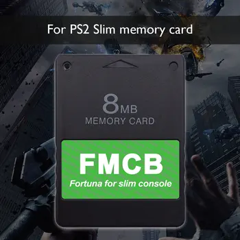 PS 2 Slim FMCB Atmiņas Karte 64MB 32MB 16MB 8MB par PS2 Slim SPCH-7xxxx 9xxxx PS 2 Slim Konsoles