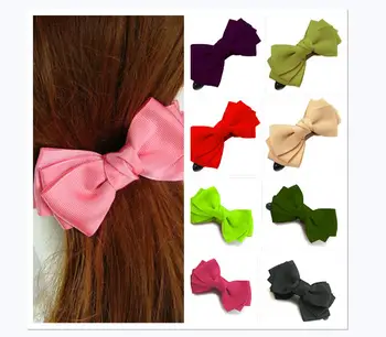 2gab 2021 vienkrāsainu meitenes bērniem 10CM matu spraudes bowkont gudrs barrette piederumi jaunu modes matadatas