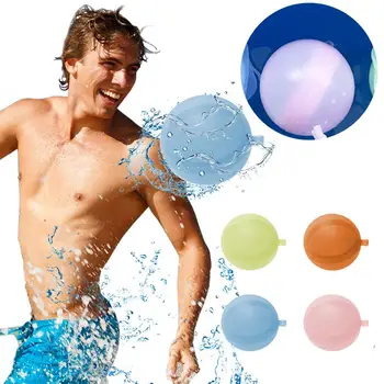 Ūdens Balons Smieklīgi Mīksto Izklaides Anti-scratch Vienreizēji Elastīgs Silikona Vasarā Ģimene Ūdens Kaujas Bumbu Spēles Rotaļlietas Be